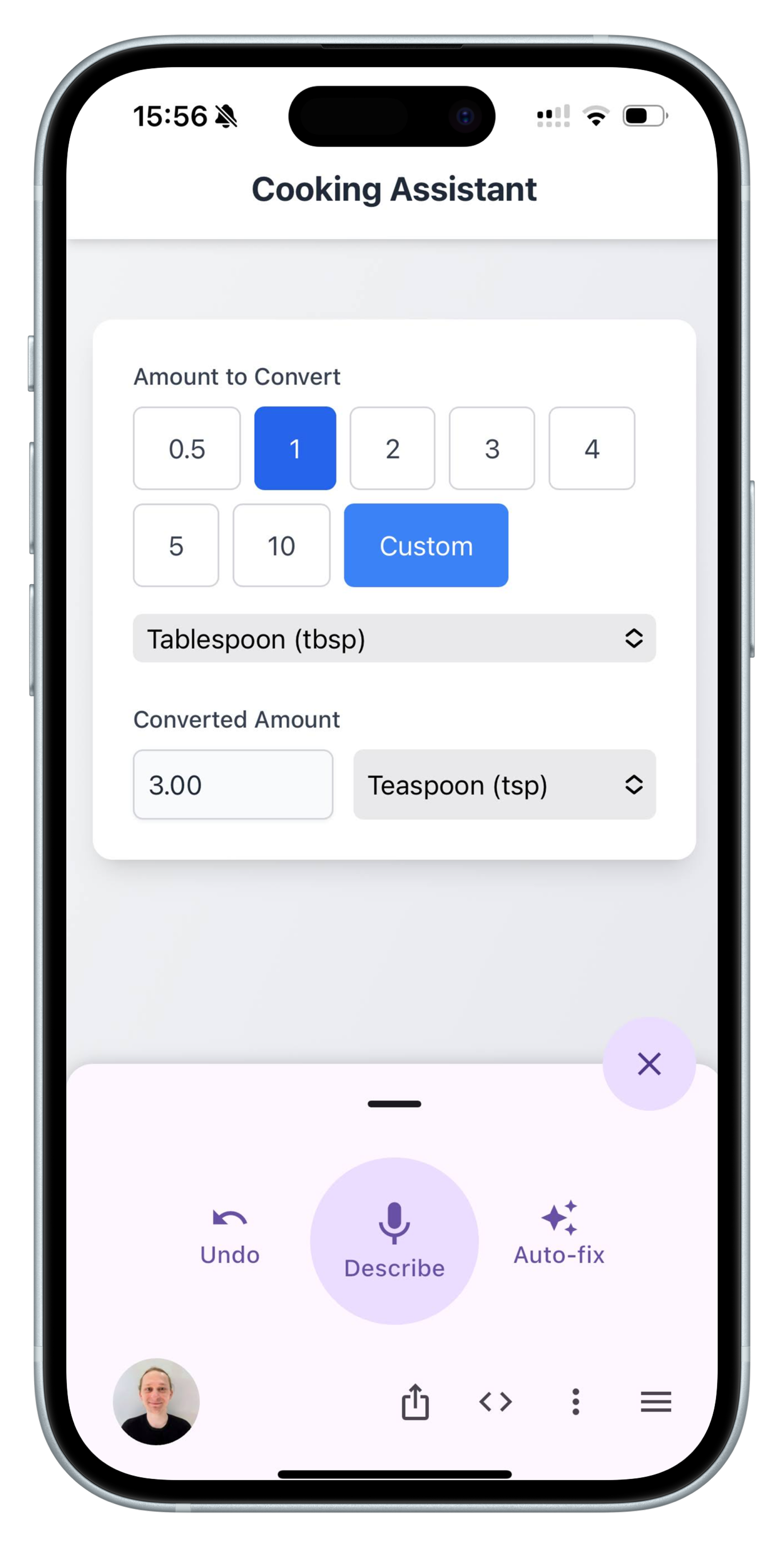 App mockup